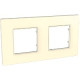 UNICA QUADRO РАМКА 2-постовая, БЕЖЕВЫЙ