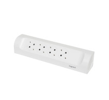 Legrand Удлинитель угловой с заземлением 4 розетки без кабеля, цвет: белый.