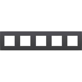 Niko Intense Антрацит Рамка на 5 постов