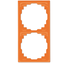 JUNG Рамка для инсталляции в кабельных каналах, 2-кратная оранжевая