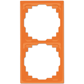 JUNG Рамка для инсталляции в кабельных каналах, 2-кратная оранжевая
