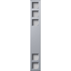 Gira Алюминий Профиль 55 с фронтальным вводом, 600мм, пятиместный