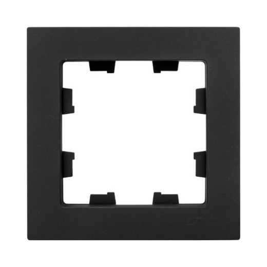 1 - местная рамка, чёрная, пластик Эпика EKF