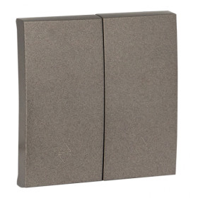 EKF PROxima Валенсия лицевая панель выключателя 2-кл. проходного 10А графит.