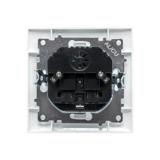 Валенсия розетка 1-местная с/з 16А белая с защ. штор. с 2 USB 2,1А EKF PROxima