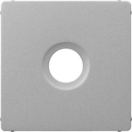 Valena LIFE.Лицевая панель для розеток ТВ.Алюминий