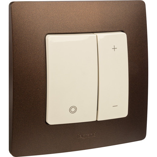 Рамка 1 пост - Legrand Etika - какао