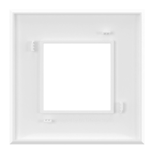 Рамка 1 пост (2 мод.), Avanti, белое облако