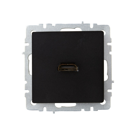 BRITE Роз. HDMI РHDMI-0-БрЧ черн. IEK