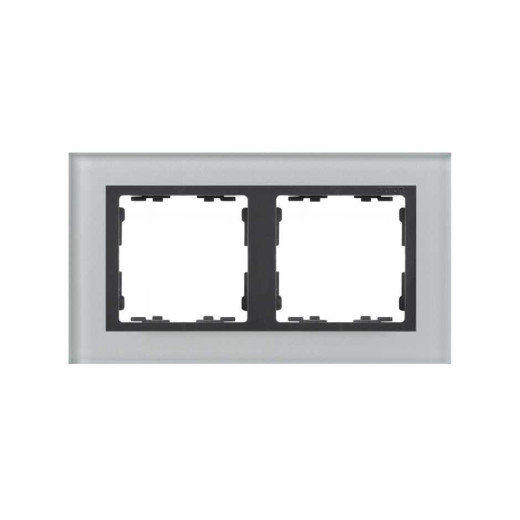 Simon 82 Стекло серое Рамка 2-ая