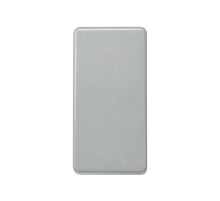 Simon 27 Мех Серый Выключатель проходной узкий, 10А 250В