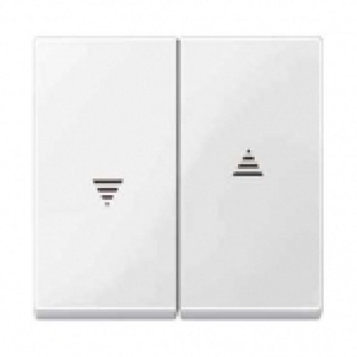 MERTEN КЛАВИША Х2 д/рольставней, ПОЛ.БЕЛЫЙ, SM