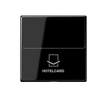 JUNG Накладка-картодержатель для балансирных механизмов 531U, 532U, 533U, 534U термопласт черный A500