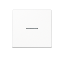 JUNG Клавиша для выключателя с подсветкой, белый