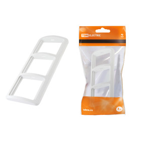 TDM Рамка 3-ая горизонтальная белая 