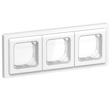 FLITE Рамка 3-мест. IP55 Рпро-3-55-ФлБ бел. IEK