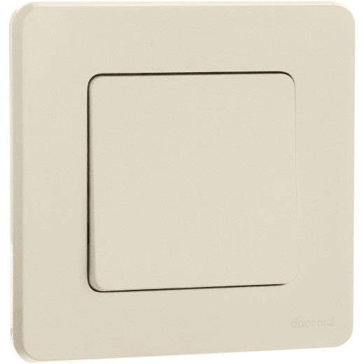 Переключатель одноклавишный - Legrand/Daccord Inspiria - 10АХ 250В безвинтовые зажимы - слоновая кость