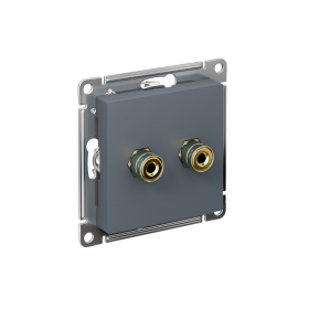 Systeme Electric AtlasDesign Грифель Аудиорозетка двухместная