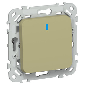 FLITE Выключ. 1-кл. прох. с инд. 10А ВС61-1-1-ФлО ол. IEK