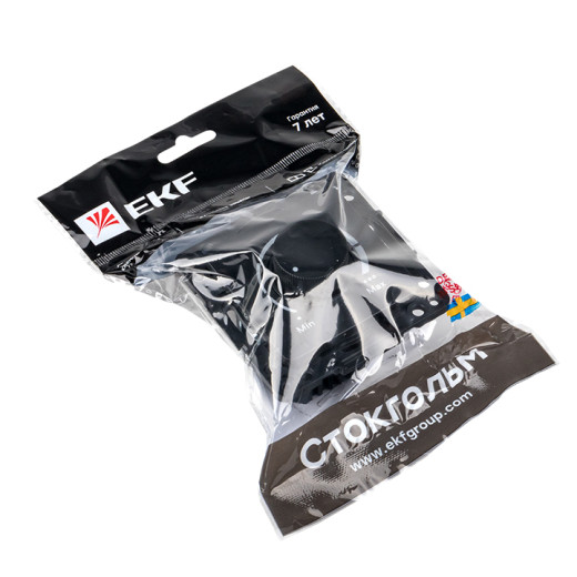 Стокгольм Механизм Светорегулятора 600W 220В винтовые клеммы черный EKF PROxima