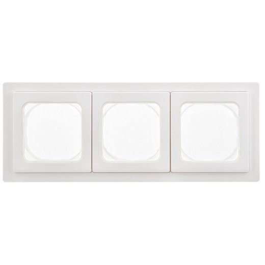 FLITE Рамка 3-мест. IP55 Рпро-3-55-ФлБ бел. IEK
