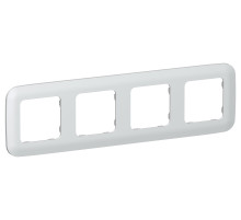 FLITE Рамка 4-мест. РУ-4-А-ФлЖ жем. IEK