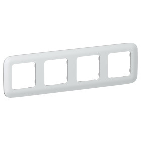 FLITE Рамка 4-мест. РУ-4-А-ФлЖ жем. IEK