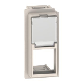 BT Living now Песочный Лицевая панель для адаптеров Keystone RJ45 1 мод.