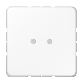 JUNG Крышка глухая с опорным кольцом белая