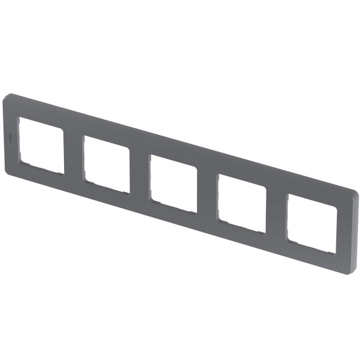 Рамка 5 постов - Legrand/Daccord Inspiria - дымчатый