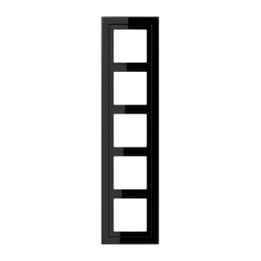 Рамка 5-кратная, чёрная