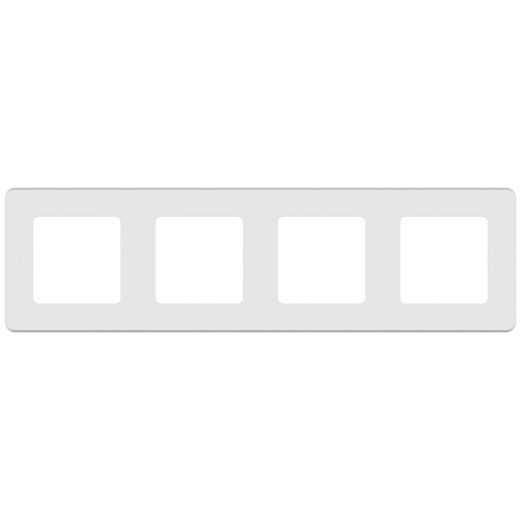 Рамка 4 поста - Legrand/Daccord Inspiria - белый