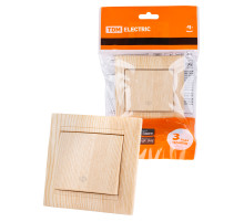 TDM Перекрестный выключатель 1-кл. 10А сосна 