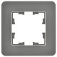 BRITE Рамка 1-мест. РУ-1-1-Бр металл титан RE IEK