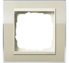 Gira Event Clear Песочный/Крем глянц Рамка 1-ая