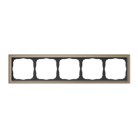 Systeme Electric ArtGallery Pure Органическое стекло Шампань Рамка 5-ая