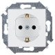 Simon 15 Белый Розетка с/з Schuko, 16А, 250В, винт.заж.