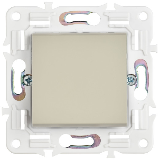 SKANDY Выключ. 1-кл. прох. 10А SK-V02B беж. IEK