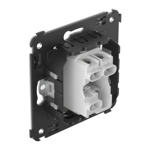 Переключатель одноклавишный в стену, Avanti, белое облако