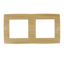 ЭРА 12-5002-11 Рамка на 2 поста, Эра12, сосна (10/100/3000)