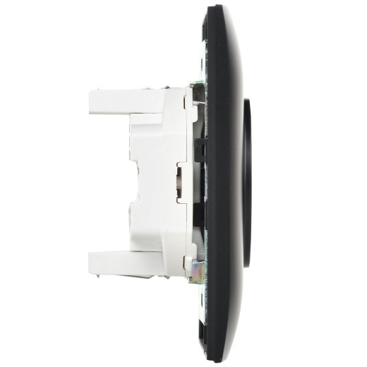 SKANDY Роз. 2-я без з/к/ш 10А в сб. SK-R10Bl черн. IEK