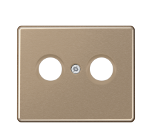 JUNG SL 500 Бронза Накладка TV-FM розетки