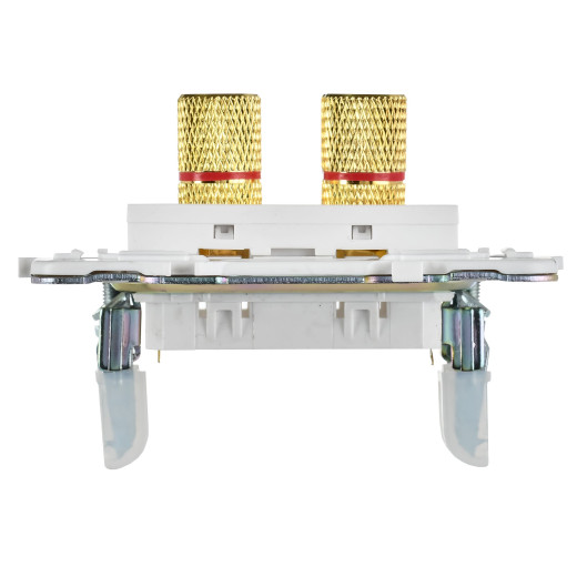 SKANDY Аудиорозетка 4-мест. SK-A01W арк. бел. IEK