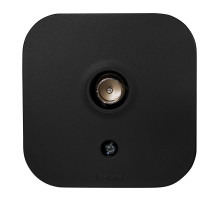 Legrand Quteo IP20 Чёрный матовый Розетка TV (телевизионная) 