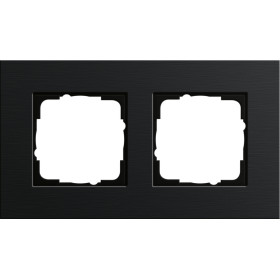 Gira ESP Черный анодированный алюминий Рамка 2-ая