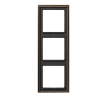 JUNG LS 990 Латунь Antik Рамка 3-ая