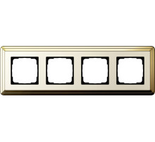 Gira ClassiX Латунь/Кремовый Рамка 4-ая