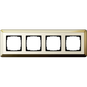 Gira ClassiX Латунь/Кремовый Рамка 4-ая