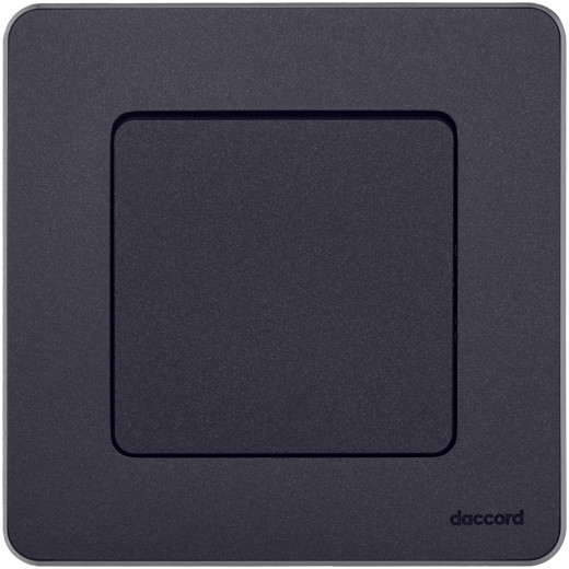 Переключатель одноклавишный - Legrand/Daccord Inspiria - 10АХ 250В безвинтовые зажимы - антрацит