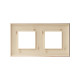 Рамка 2 поста (4 мод.), Avanti, кремовый жемчуг